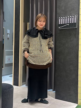 「アイテム（スカート）」を使った、ユウカさん（レディース・154cm・20代）の秋コーディネート