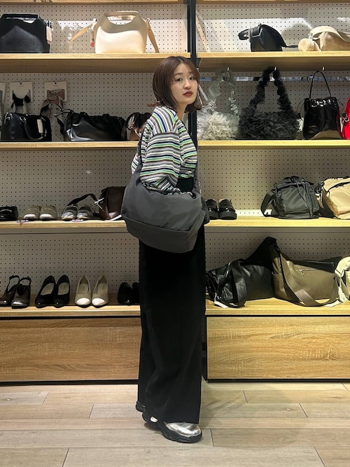Factelier ショルダーバッグ LEPSIM ショルダーバッグ バッグ ポーチ付きショルダーバッグ