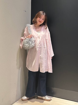 「低身長_LEPSIM」｜ユウカさん（レディース・154cm）の春コーディネート