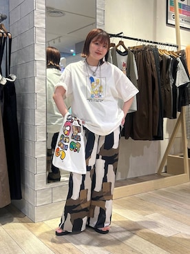 「骨格ストレート」｜「アイテム（サンダル）」を使った、ユウカさん（レディース・154cm・20代）の夏コーディネート