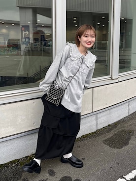 「アイテム（ママ＆ベビー）」を使った、ユウカさん（レディース・154cm）の秋コーディネート