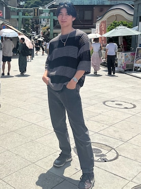 「Alfred Alex（アルフレッドアレックス）のアイテム（トップス）」を使った、somakaneko3さん（メンズ・180cm）の冬コーディネート