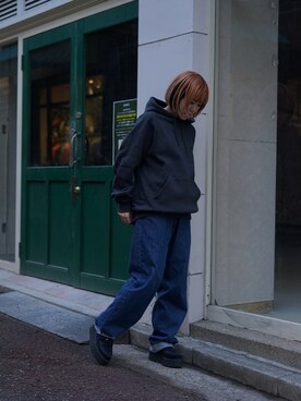「きょうだい」｜NANAさん（レディース・151cm）の冬コーディネート