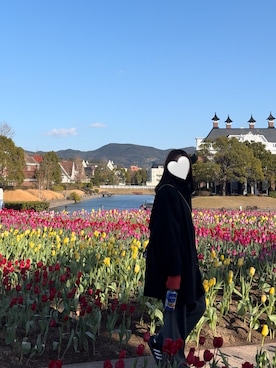 「LOWRYS FARM（ローリーズファーム）のアイテム（その他アウター）」を使った、Homamiさん（レディース・160cm）の冬コーディネート