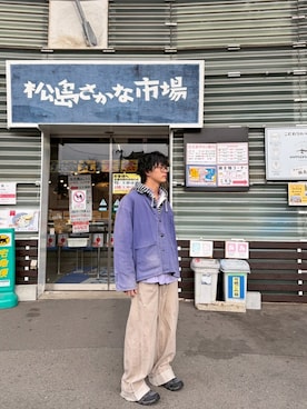 「BEN DAVIS（ベンデイビス）のアイテム」を使った、勝手に投稿するマンさん（メンズ・175cm）の春コーディネート