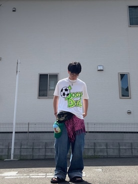 「Manhattan Portage（マンハッタンポーテージ）のアイテム」を使った、おくださん（メンズ・175cm）の秋コーディネート