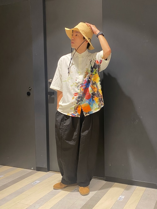 半袖ペイントシャツ