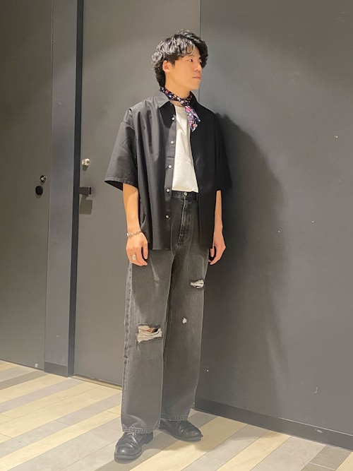 マーセライズドコットンTシャツ