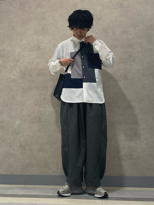 パッチワークシャツ