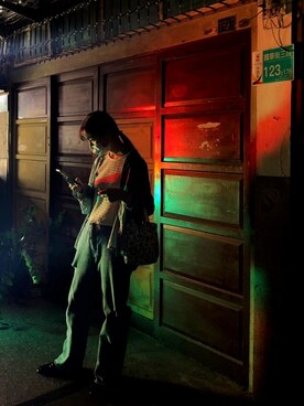 「NET（ネット）のアイテム（バッグ）」を使った、au8ust29さん（レディース・163cm）の秋コーディネート