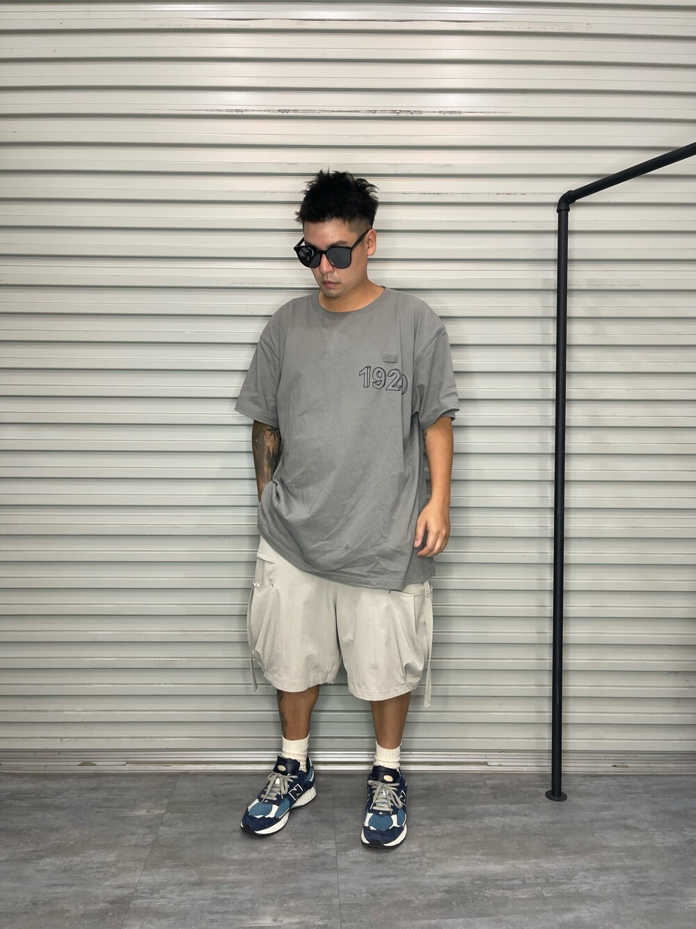 「一中街」｜「NEW BALANCEのアイテム（スニーカー、ブルー系）」を使った、kevinlai2530さん（メンズ・165cm）の秋コーディネートの1枚目の写真