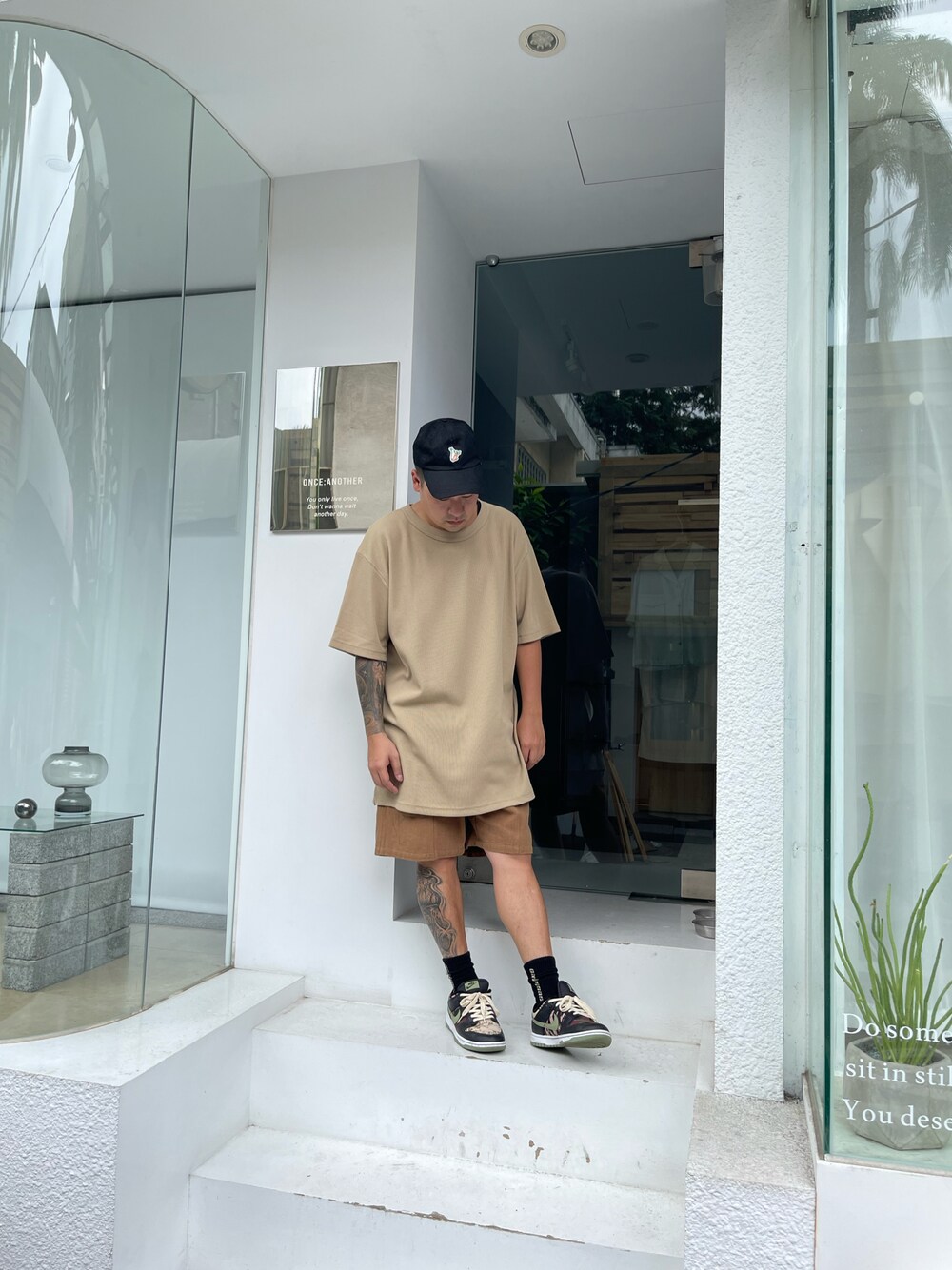 「r3born1920、一中r3born、一中街」｜「NIKEのアイテム（スニーカー、その他）」を使った、kevinlai2530さん（メンズ・165cm）の秋コーディネートの1枚目の写真
