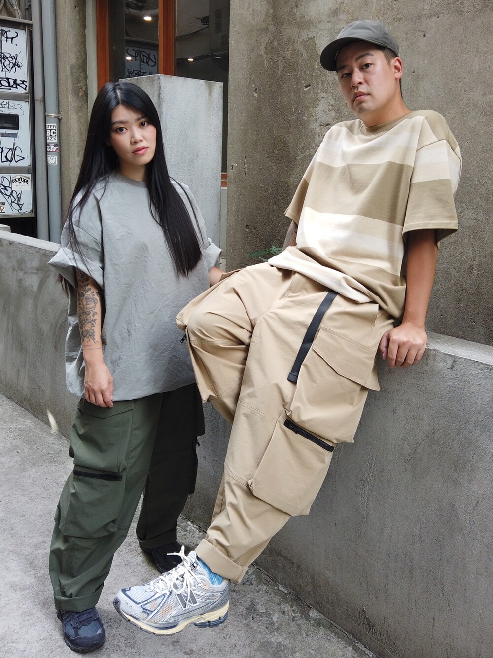 「一中街、一中r3born、r3born1920」｜「FOG ESSENTIALSのアイテム（キャップ、グリーン系）」を使った、kevinlai2530さん（メンズ・165cm）の秋コーディネートの1枚目の写真