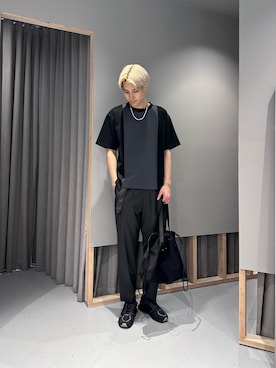 「CULLNI（クルニ）のアイテム」を使った、SHINさん（メンズ・184cm）の夏コーディネート