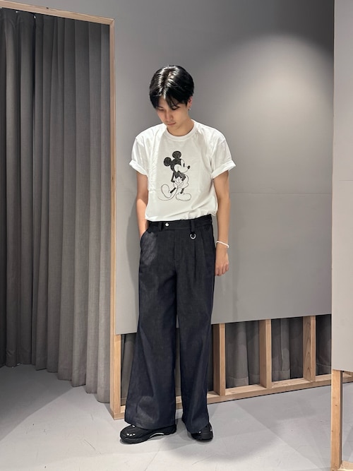 tシャツ 「ミッキーマウス / LOVELESS限定プリントTシャツ(フロントスタイル)」 レディース ミッキーマウス / LOVELESS限定プリントTシャツ(フロント