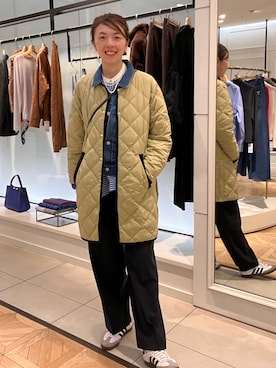 「秋服コーデ」｜「アイテム（デニムジャケット）」を使った、akiyamaさん（レディース・168cm）の秋コーディネート