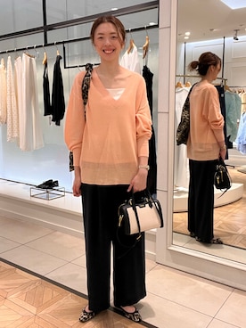 「NOLLEY’S（ノーリーズ）のアイテム」を使った、akiyamaさん（レディース・168cm）の春コーディネート