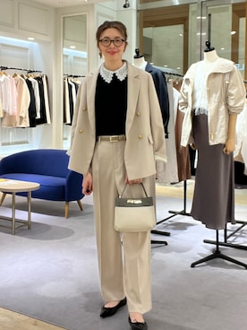 「NOLLEY’S（ノーリーズ）のアイテム」を使った、akiyamaさん（レディース・168cm）の春コーディネート