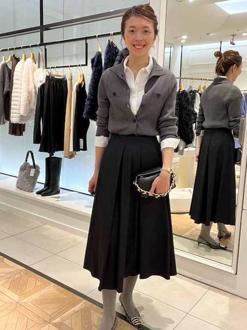 セール】ウォッシャブルタフタタックフレアスカート（スカート