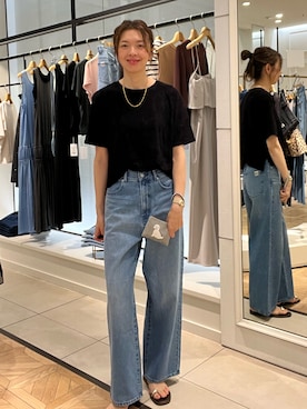 「アイテム（ポーチ）」を使った、akiyamaさん（レディース・168cm）の秋コーディネート
