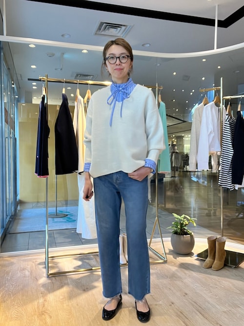 【1度着用のみ美品】 ノーブル ペーパーヤーン片畦ノースリーブプルオーバー FREAK'S STORE（フリークスストア）の「限定展開 片畦 ラウンド