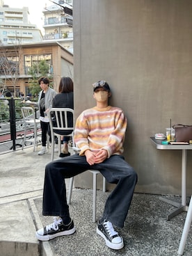 「LIBERE（リベーレ）のアイテム」を使った、marukunxxxさん（メンズ・183cm）の春コーディネート