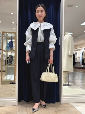 「ドットパンツ」｜ nolleys   sugimo  さん（レディース・159cm）の冬コーディネート