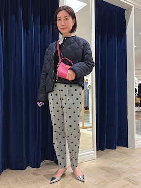 「ドットパンツ」｜ nolleys   sugimo  さん（レディース・159cm）の秋コーディネート