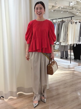 「grace grace （グラスグラス）のアイテム」を使った、 nolleys   sugimo  さん（レディース・159cm）の冬コーディネート