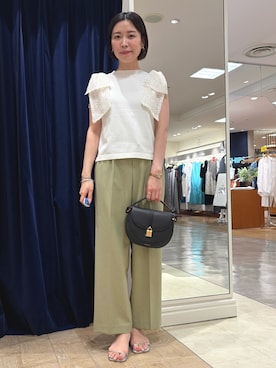 「NOLLEY’S（ノーリーズ）のアイテム」を使った、 nolleys   sugimo  さん（レディース・159cm）の夏コーディネート