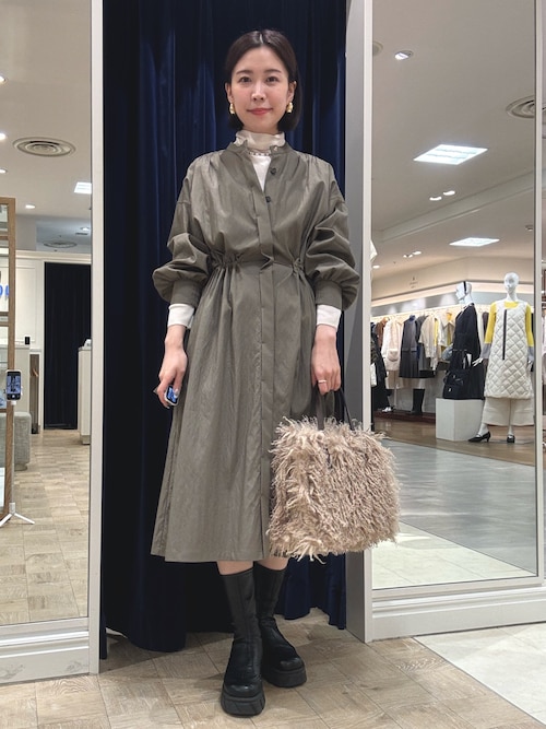 セール】ウォッシャブルヴィンテージツイルワンピース（ワンピース