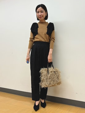 「ドットパンツ」｜ nolleys   sugimo  さん（レディース・159cm）の秋コーディネート