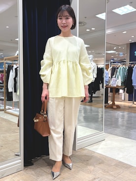 「きれいめコーディネート」｜ nolleys   sugimo  さん（レディース・159cm）の冬コーディネート