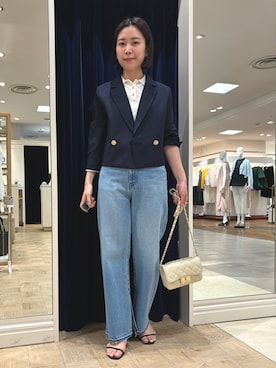 「サッカー」｜「アイテム（ジャケット/アウター）」を使った、 nolleys   sugimo  さん（レディース・159cm）の春コーディネート