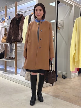 「アイテム（ショルダーバッグ）」を使った、 nolleys   sugimo  さん（レディース・159cm）の秋コーディネート