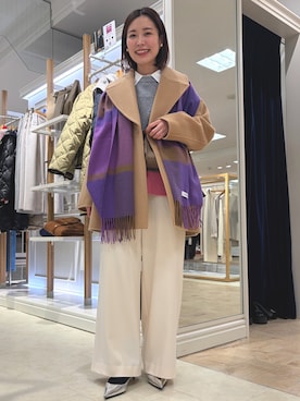 「アイテム（イヤリング）」を使った、 nolleys   sugimo  さん（レディース・159cm）の秋コーディネート