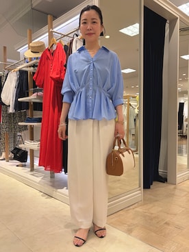 「NOLLEY’S（ノーリーズ）のアイテム」を使った、 nolleys   sugimo  さん（レディース・159cm）の夏コーディネート