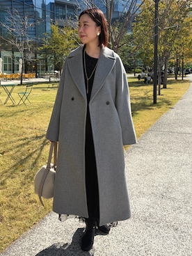 「アイテム（その他アウター）」を使った、 nolleys   sugimo  さん（レディース・159cm）の秋コーディネート