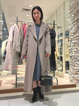 「NOLLEY’S Sophi（ノーリーズソフィ）のアイテム（その他アウター）」を使った、 nolleys   sugimo  さん（レディース・159cm）の冬コーディネート