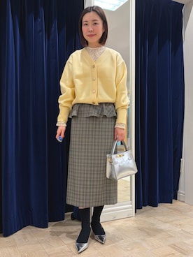 「アイテム（ソックス/靴下）」を使った、 nolleys   sugimo  さん（レディース・159cm）の秋コーディネート