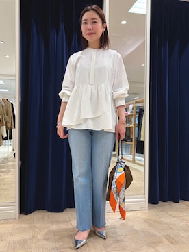 「grace grace （グラスグラス）のアイテム」を使った、 nolleys   sugimo  さん（レディース・159cm）の冬コーディネート