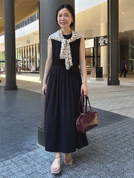「アイテム（ネックレス）」を使った、 nolleys   sugimo  さん（レディース・159cm）の夏コーディネート