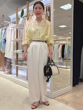 「きれいめコーディネート」｜ nolleys   sugimo  さん（レディース・159cm）の春コーディネート