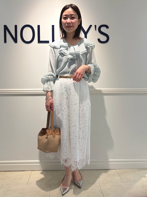セール】クロップドワイドレースパンツ（その他パンツ）｜NOLLEY'S