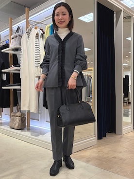 「アイテム（カチューシャ）」を使った、 nolleys   sugimo  さん（レディース・159cm）の冬コーディネート