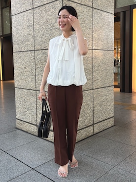 「アイテム（カチューシャ）」を使った、 nolleys   sugimo  さん（レディース・159cm）の夏コーディネート