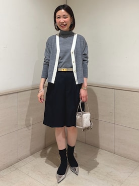 「アイテム（ベルト）」を使った、 nolleys   sugimo  さん（レディース・159cm）の秋コーディネート