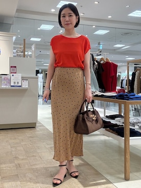 「ドットスカート」｜ nolleys   sugimo  さん（レディース・159cm）の夏コーディネート