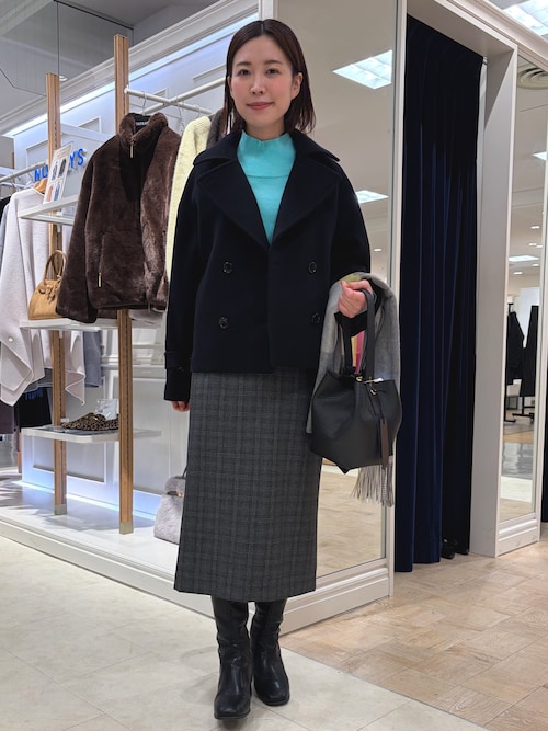 ウールカシミヤダブルブレストコート（ピーコート）｜NOLLEY'S