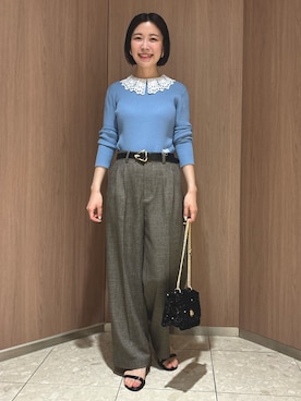 「NOLLEY’S（ノーリーズ）のストラップサンダル（サンダル）」を使った、 nolleys   sugimo  さん（レディース・159cm）の夏コーディネート